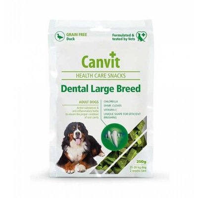 Canvit Dental Large Breed - Напіввологі ласощі для догляду за зубами дорослих собак і собак похилого віку великих порід can525089 фото