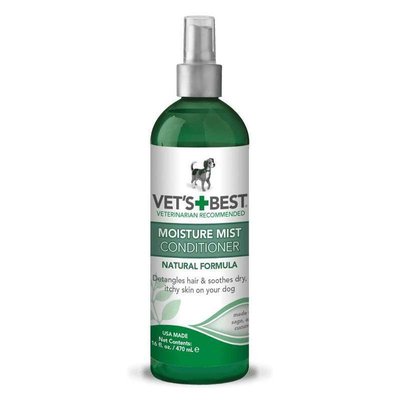 VET`S BEST Moisture Mist Conditioner - Спрей-кондиціонер для зволоження шкіри і розплутування вовни у собак vb10005 фото