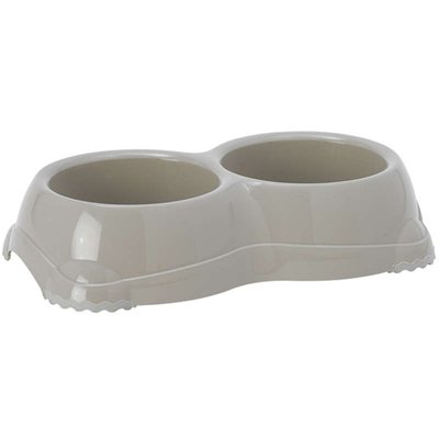 Moderna Double SMARTY Bowl - Миска двойная пластиковая СМАРТИ для собак и котов H107330 фото