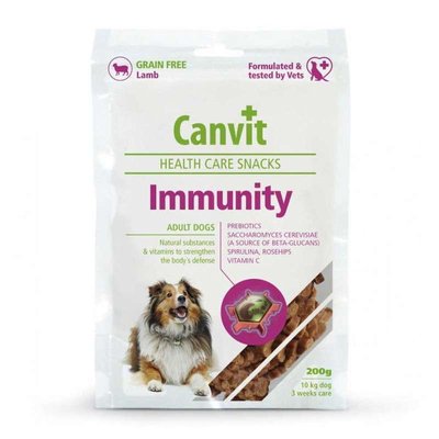 Canvit Immunity Snack - Напіввологі ласощі для зміцнення імунітету собак can508785 фото