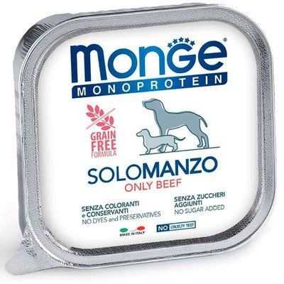 Monge Monoprotein Dog Solo Only Beef &ndash; Монопротеїновий паштет з яловичиною для собак 70014403 фото