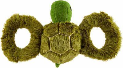 Jolly Pets TUG-A-MAL Turtle Dog Toy - Игрушка-пищалка Черепаха для перетягивания JTA74 фото