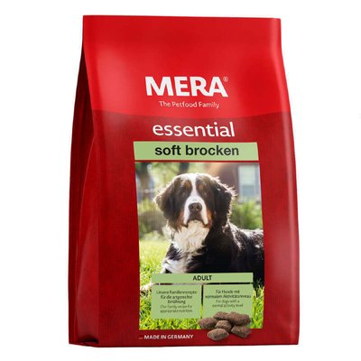 Mera Dog Essential Soft Brocken - Напіввологий корм з птицею для дорослих собак з нормальним рівнем активності, м'яка крокета 061281 - 1226 фото