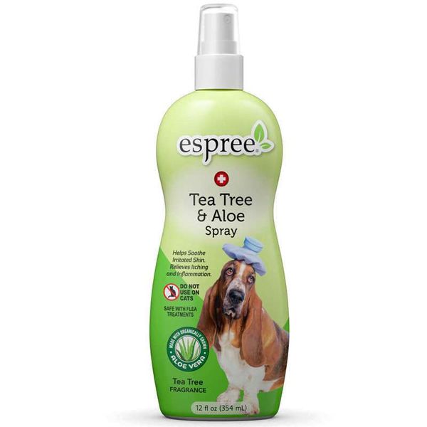 Espree Tea Tree & Aloe Medicated Spray - Успокаивающий спрей с ароматом чайного дерева для собак с проблемной кожей e01075 фото