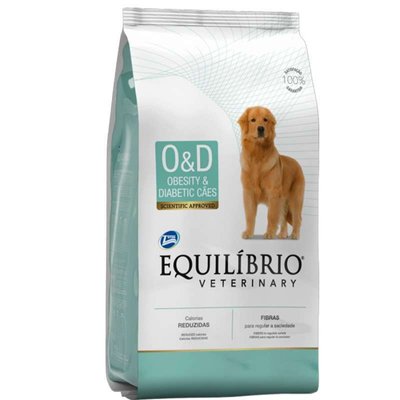 Equilibrio Veterinary Dog Obesity & Diabetic - Сухой лечебный корм для собак, страдающих от ожирения и сахарного диабета ЭВСОД2 фото