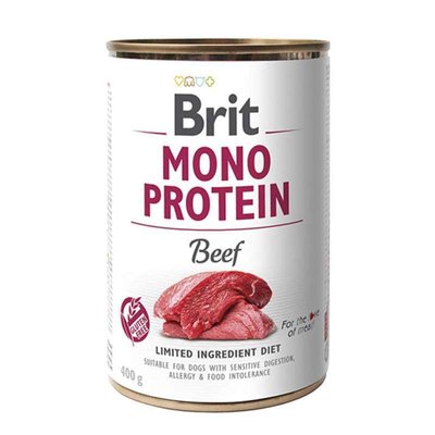 Brit Mono Protein Beef - Консервы для собак с говядиной 100831/100057/9766 фото