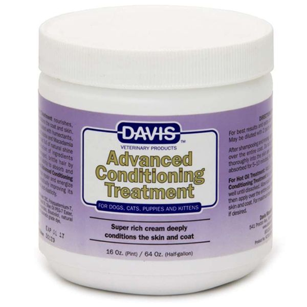 Davis Advanced Conditioning Treatment - Кондиционер с маслом макадамии, жожоба, оливковым для собак и котов ACT16 фото