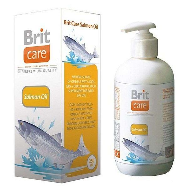 Brit Care Salmon Oil - Масло лосося для кожи и шерсти собак всех возрастов 101115/2844 фото