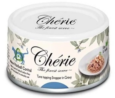 Cherie Tuna Topping Snapper in Gravy - Вологий корм зі шматочками тунця та луціану в соусі для дорослих котів CHT17003 фото
