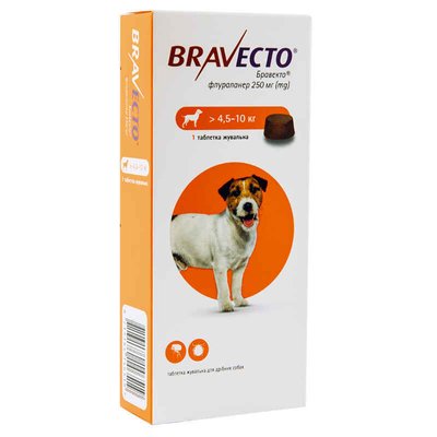 Bravecto (Бравекто) - Жувальні таблетки від бліх і кліщів для собак 853 фото