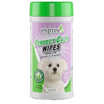 Espree Perfect Calm Wipes - Очищаючі серветки із заспокійливим ефектом для собак e01409 фото