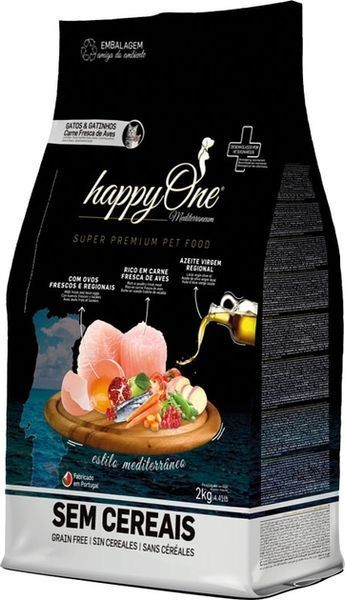 HappyOne Mediterraneum Adult Cat&Kitten Fresh Meat 2 кг - Сухой корм со свежим мясом для котят, беременных и кормящих кошек 5600758049372 фото