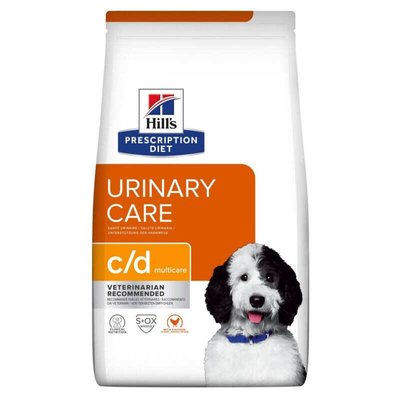 Hill's Prescription Diet c/d Multicare Urinary Care - Корм-диета с курицей для собак при заболеваниях мочевыводящих путей 605888 фото