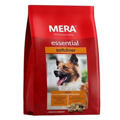 Mera Dog Essential Adult Softdiner - Сухой корм для собак с повышенным уровнем активности, смешанная крокета 061650 фото