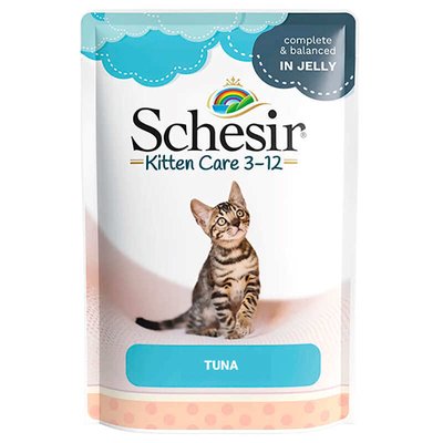 Schesir Kitten Care Tune - Консервированный корм с тунцом для котят 171030 фото