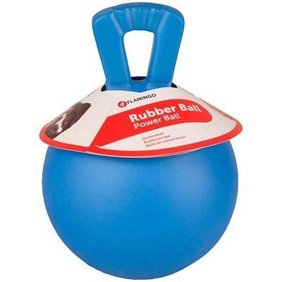 Flamingo Игрушка для собак POWER BALL мяч плавающий с ручкой для больших собак (резина) 504197 фото