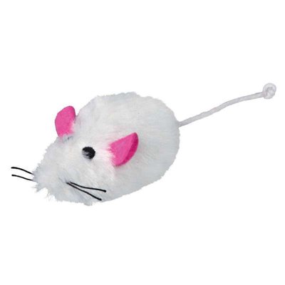 Trixie Мышь плюшевая с пищалкой для котов 4116_1шт фото