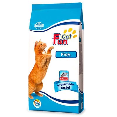 Farmina Fun Cat Fish – Сухий корм з рибою для котів з нормальним рівнем фізичної активності PFC200002S фото