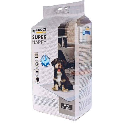 Croci Super Nappy - Одноразові гігієнічні пелюшки для собак та котів C6020953 фото