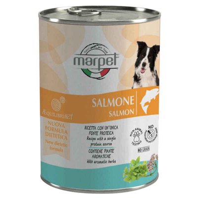 Marpet AequilibriaVET All Breeds Salmon - Консервований корм з м'ясом лосося для дорослих собак різних порід CH35/400 фото