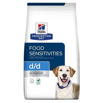Hill's Prescription Diet d/d Food Sensitivities - Корм-диета с уткой и рисом для собак с чувствительным пищеварением 605839 фото