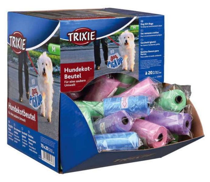 Trixie Poop Bags - Одноразовые пластиковые пакеты для уборки за собаками 22843 фото
