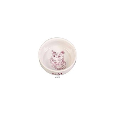 Trixie - Миска керамическая для кошек с рисунком кошки 4010 фото