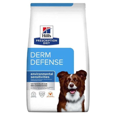 Hill's Prescription Diet Derm Defense Chicken - Лікувальний корм з куркою для собак при дерматитах і втраті шерсті 606051 фото
