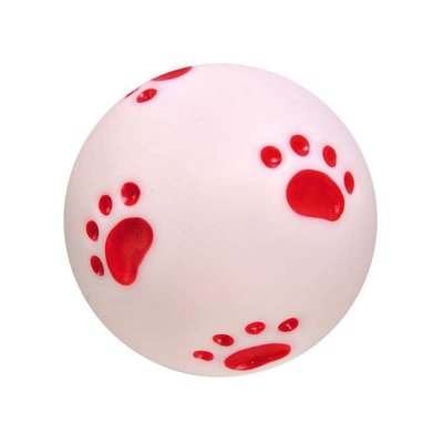 Trixie Мяч виниловый "След" для собак с пищалкой 3434 фото