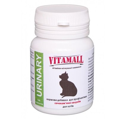 VitamAll Urinary - Кормовая добавка для профилактики мочекаменной болезни для кошек 56582 фото